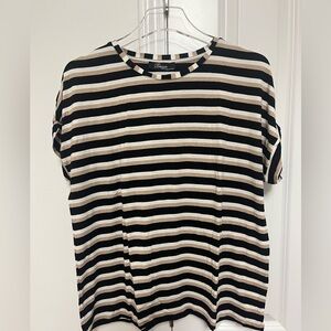 Gently worn Peruzzi made in Italy women’s striped tshirt